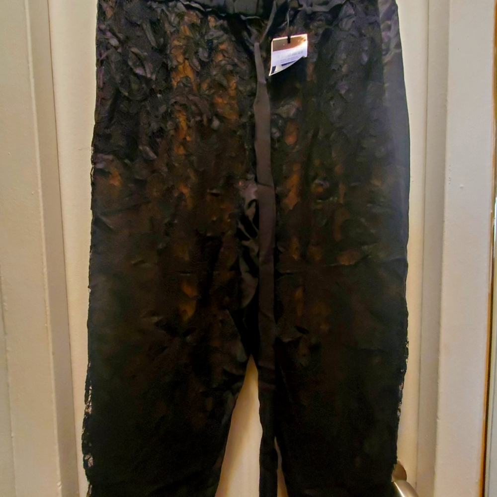 Oscar de la renta Silk Lace Pants